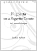 Fughetta on a Soggetto Cavato